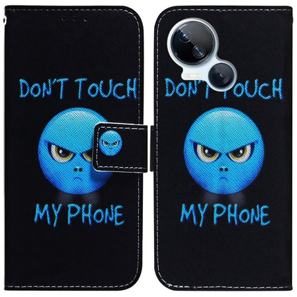 Coloured Drawing Flip Leather Phone Case, For Tecno Camon 20 Pro 4G / 20, For Tecno Spark 10 5G