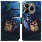 For Tecno Spark 20 Pro / Oil Painting Owl