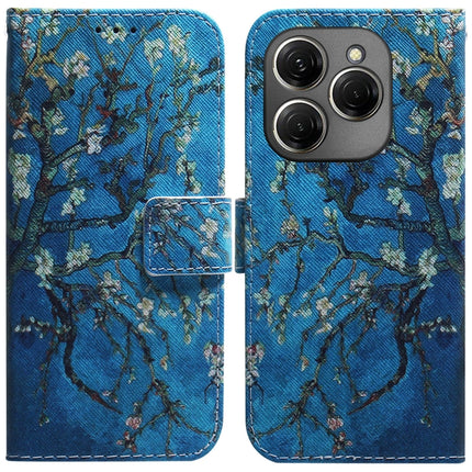 Coloured Drawing Flip Leather Phone Case, For Tecno Spark 20 Pro+ 4G, For Tecno Spark 20 Pro