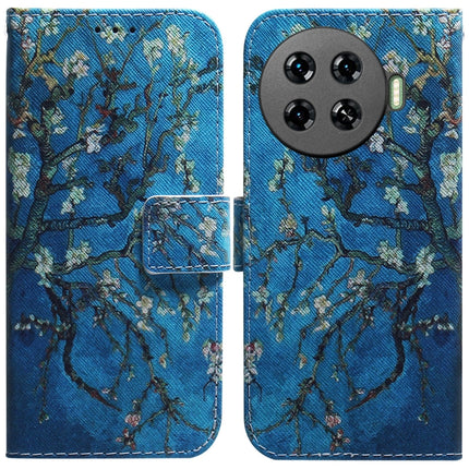 Coloured Drawing Flip Leather Phone Case, For Tecno Spark 20 Pro+ 4G, For Tecno Spark 20 Pro