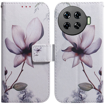 Coloured Drawing Flip Leather Phone Case, For Tecno Spark 20 Pro+ 4G, For Tecno Spark 20 Pro