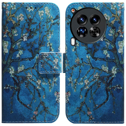 Coloured Drawing Flip Leather Phone Case, For Tecno Spark Go 1 / Pop 9 Pro, For Tecno Camon 30 Premier 5G