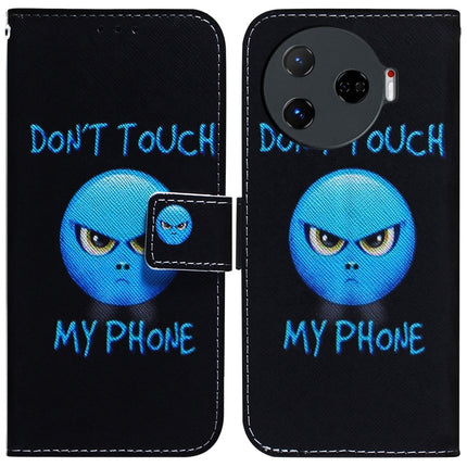 Coloured Drawing Flip Leather Phone Case, For Tecno Camon 30 Pro CL8, For Tecno Camon 30 4G / 30 5G CL6 CL7