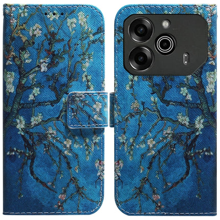 Coloured Drawing Flip Leather Phone Case, For Tecno Pova 6 Neo, For Tecno Pova 6 Pro / Pova 6