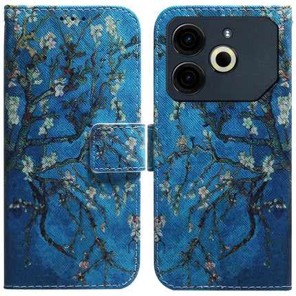 Coloured Drawing Flip Leather Phone Case, For Tecno Pova 6 Neo, For Tecno Pova 6 Pro / Pova 6