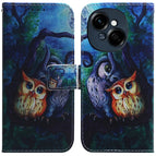 For Tecno Spark Go 1 / Pop 9 Pro / Oil Painting Owl