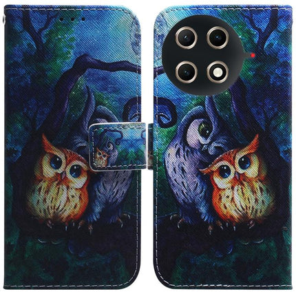 Coloured Drawing Flip Leather Phone Case, For Tecno Camon 30S / Camon 30S Pro, For Tecno Spark 30C