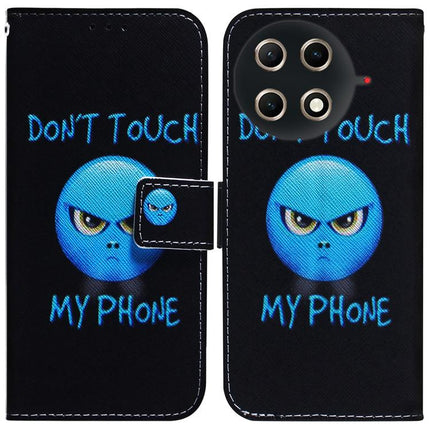 Coloured Drawing Flip Leather Phone Case, For Tecno Camon 30S / Camon 30S Pro, For Tecno Spark 30C