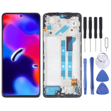 OLED Material LCD Screen For Digitizer Full Assembly with Frame, For Xiaomi Redmi Note 11 4G, For Xiaomi Poco M4 Pro 4G, For Xiaomi Redmi Note 11S 4G, For Xiaomi Redmi Note 10 Pro 4G, For Xiaomi Redmi Note 10 Pro Max, For Xiaomi Redmi Note 10 Pro India...