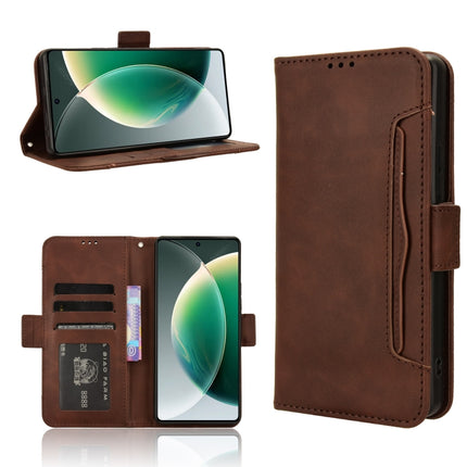 Skin Feel Calf Texture Card Slots Leather Phone Case, For Tecno Pova 6 Pro 5G, For Tecno Spark 20 Pro+ 4G KJ7, For Tecno Spark 20 Pro 4G KJ6, For Tecno Spark Go 2024 / Spark 20C