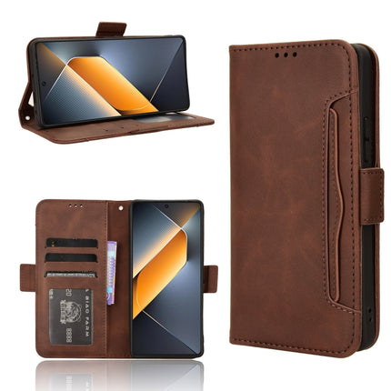 Skin Feel Calf Texture Card Slots Leather Phone Case, For Tecno Camon 30 Pro 5G, For Tecno Camon 30 5G / 4G, For Tecno Pova 6 Pro 5G, For Tecno Spark 20 Pro+ 4G KJ7