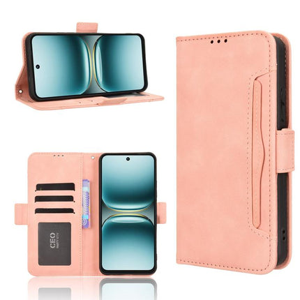 Skin Feel Calf Texture Card Slots Leather Phone Case, For Tecno Pova 7 4G, For Tecno Spark Go 2 4G, For Tecno Pova Curve 5G, For Tecno Camon 40 Pro 4G / 5G