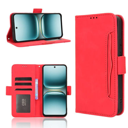 Skin Feel Calf Texture Card Slots Leather Phone Case, For Tecno Pova 7 4G, For Tecno Spark Go 2 4G, For Tecno Pova Curve 5G, For Tecno Camon 40 Pro 4G / 5G