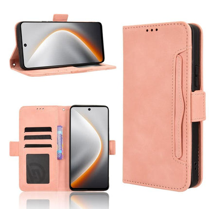 Skin Feel Calf Texture Card Slots Leather Phone Case, For Tecno Pova 7 Pro 5G, For Tecno Pova 7 5G, For Tecno Spark 40 Pro+ 4G, For Tecno Spark 40 Pro 4G
