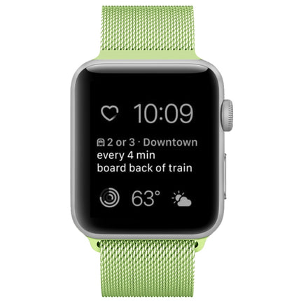 For Apple Watch Series Milanese Loop Magnetic Stainless Steel Watchband, 5 & 4 40mm / 3 & 2 & 1 38mm, 5 & 4 44mm / 3 & 2 & 1 42mm
