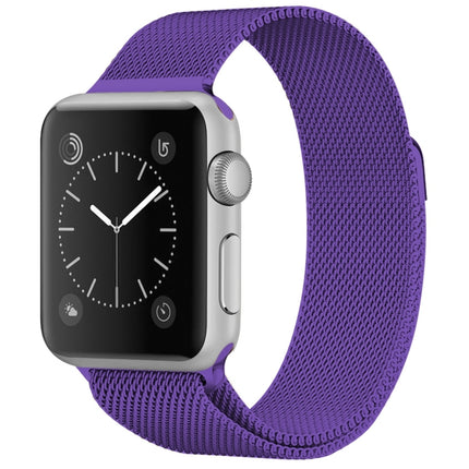 For Apple Watch Series Milanese Loop Magnetic Stainless Steel Watchband, 5 & 4 40mm / 3 & 2 & 1 38mm, 5 & 4 44mm / 3 & 2 & 1 42mm