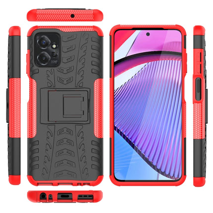 Tire Texture TPU + PC Phone Case with Holder, For Motorola Moto G Power 5G 2023
