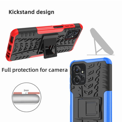 Tire Texture TPU + PC Phone Case with Holder, For Motorola Moto G Power 5G 2023