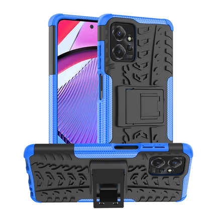 Tire Texture TPU + PC Phone Case with Holder, For Motorola Moto G Power 5G 2023