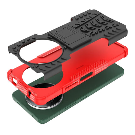 Tire Texture TPU + PC Phone Case with Holder, For Xiaomi Redmi A3 4G, For Xiaomi Redmi Note 13 4G, For Xiaomi Poco C65, For Xiaomi Redmi Note 13 5G Global, For Xiaomi Redmi 13C 4G, For Xiaomi Redmi Note 13 Pro+ 5G