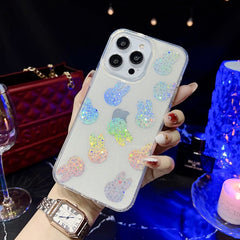 Glitzernde TPU-Telefonhülle aus der Little Star-Serie mit Puder, für iPhone 12, für iPhone 12 Pro, für iPhone 12 Pro Max