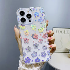 Glitzernde TPU-Telefonhülle aus der Little Star-Serie mit Puder, für iPhone 12, für iPhone 12 Pro, für iPhone 12 Pro Max