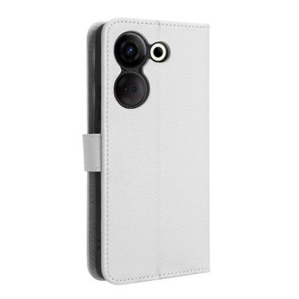 Diamond Texture Leather Phone Case, For Tecno Camon 20 Pro