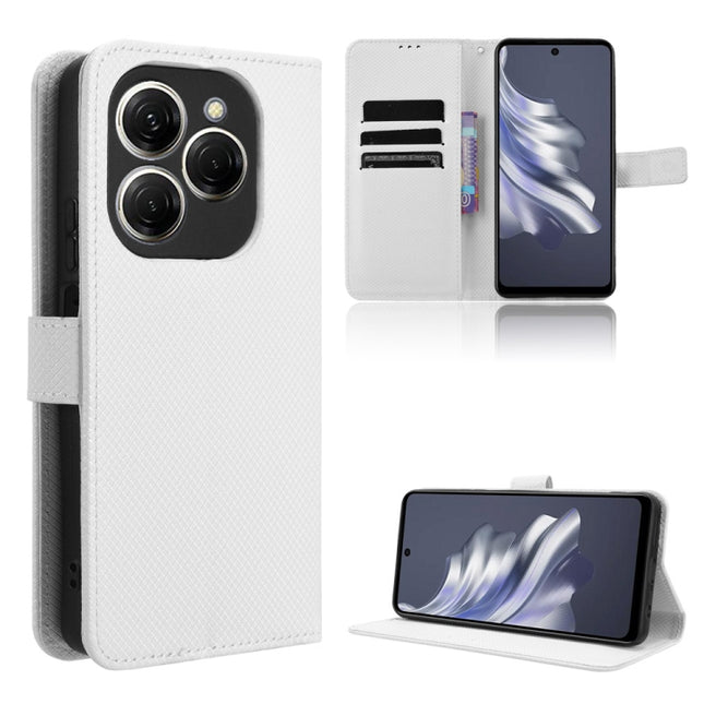 Diamond Texture Leather Phone Case, For Tecno Spark 20 Pro 4G, For Tecno Spark Go 2024, For Tecno Spark 20 4G, For Tecno Pova 5 Pro