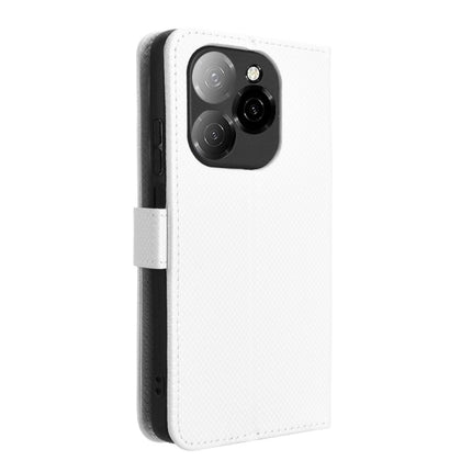 Diamond Texture Leather Phone Case, For Tecno Spark 20 Pro 5G, For Tecno Camon 30 Premier 5G, For Tecno Pova 6 Neo 4G, For Tecno Pova 6 4G