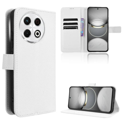 Diamond Texture Leather Phone Case, For Tecno Spark 30 Pro 4G, For Tecno Spark 30 4G, For Tecno Spark Go 1 / Pop 9 / Spark Go 2025, For Tecno Spark 30C 4G