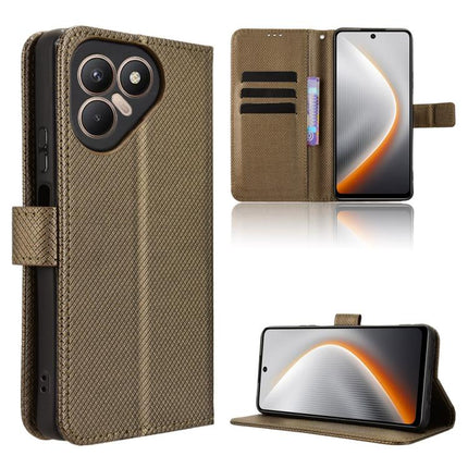 Diamond Texture Leather Phone Case, For Tecno Pova Curve 5G, For Tecno Camon 40 Pro 4G / 5G, For Tecno Camon 40 Premier 5G, For Tecno Camon 40 4G