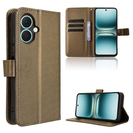 Diamond Texture Leather Phone Case, For Tecno Pova Curve 5G, For Tecno Camon 40 Pro 4G / 5G, For Tecno Camon 40 Premier 5G, For Tecno Camon 40 4G