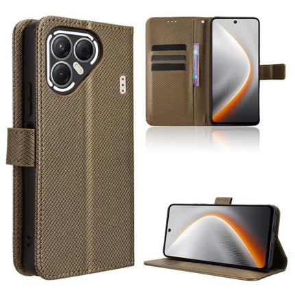 Diamond Texture Leather Phone Case, For Tecno Spark Slim, For Tecno Spark 40C, For Tecno Pova 7 Pro 5G, For Tecno Pova 7 5G