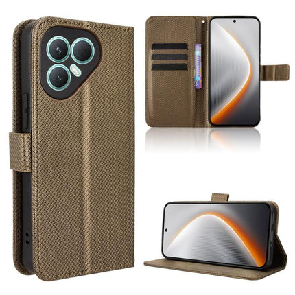 Diamond Texture Leather Phone Case, For Tecno Spark Slim, For Tecno Spark 40C, For Tecno Pova 7 Pro 5G, For Tecno Pova 7 5G