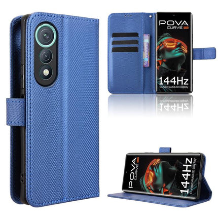 Diamond Texture Leather Phone Case, For Tecno Pova 7 4G, For Tecno Spark Go 2 4G, For Tecno Pova Curve 5G, For Tecno Camon 40 Pro 4G / 5G