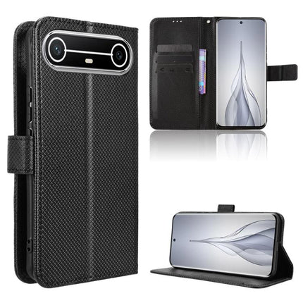 Diamond Texture Leather Phone Case, For Tecno Spark Slim, For Tecno Spark 40C, For Tecno Pova 7 Pro 5G, For Tecno Pova 7 5G