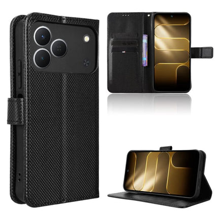 Diamond Texture Leather Phone Case, For Tecno Spark 50 5G, For Tecno Pova Curve 2 5G, For Tecno Spark 50 4G, For Tecno Camon 50 Pro 4G