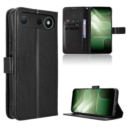 Diamond Texture Leather Phone Case, For Tecno Spark 50 5G, For Tecno Pova Curve 2 5G, For Tecno Spark 50 4G, For Tecno Camon 50 Pro 4G