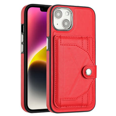 Shockproof Leather Phone Case with Card Holder, For iPhone 14, For iPhone 15 Pro Max, For iPhone 15 Pro, For iPhone 14 Plus, For iPhone 14 Pro