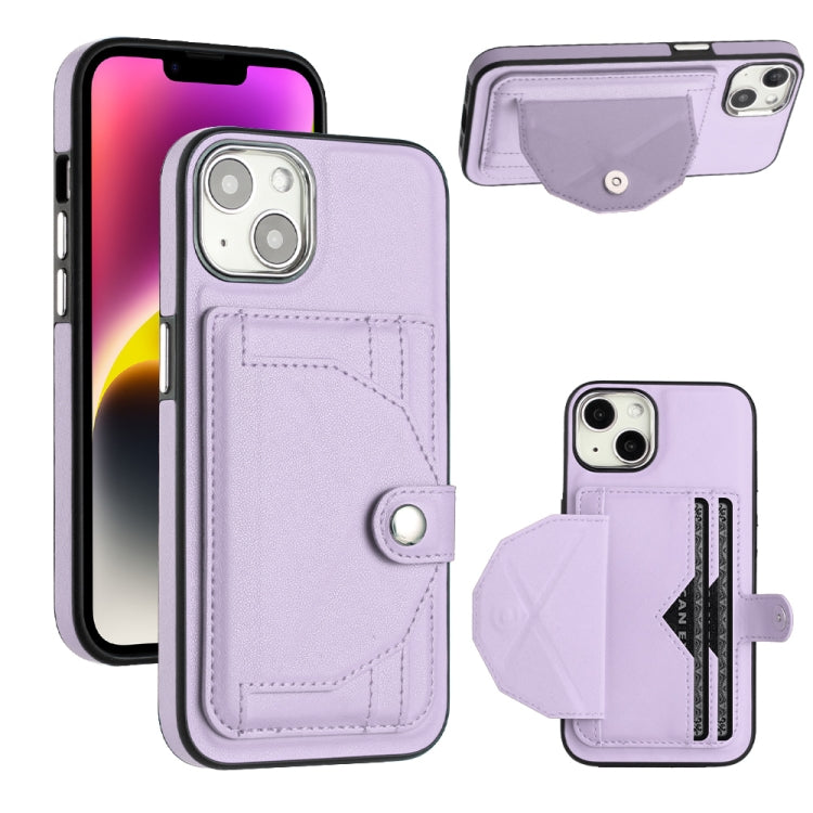 Stoßfeste Leder-Handyhülle mit Kartenhalter, Für iPhone 14, Für iPhone 15 Pro Max, Für iPhone 15 Pro, Für iPhone 14 Plus, Für iPhone 14 Pro