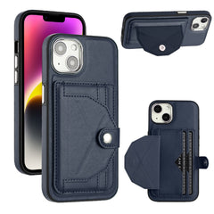 Shockproof Leather Phone Case with Card Holder, For iPhone 14, For iPhone 15 Pro Max, For iPhone 15 Pro, For iPhone 14 Plus, For iPhone 14 Pro