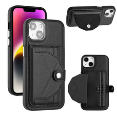 Shockproof Leather Phone Case with Card Holder, For iPhone 14, For iPhone 15 Pro Max, For iPhone 15 Pro, For iPhone 14 Plus, For iPhone 14 Pro