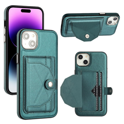 Shockproof Leather Phone Case with Card Holder, For iPhone 15 Pro Max, For iPhone 14, For iPhone 14 Plus, For iPhone 15 Pro