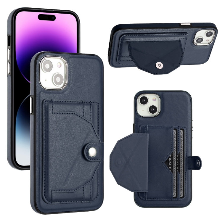 Stoßfeste Leder-Handyhülle mit Kartenhalter, Für iPhone 14, Für iPhone 15 Pro Max, Für iPhone 15 Pro, Für iPhone 14 Plus, Für iPhone 14 Pro