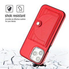 Shockproof Leather Phone Case with Card Holder, For iPhone 13 Pro Max, For iPhone 12 / 12 Pro, For iPhone 12 Pro Max, For iPhone 11, For iPhone 11 Pro