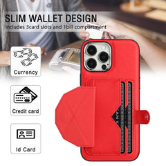 Shockproof Leather Phone Case with Card Holder, For iPhone 13 Pro Max, For iPhone 12 / 12 Pro, For iPhone 12 Pro Max, For iPhone 11, For iPhone 11 Pro