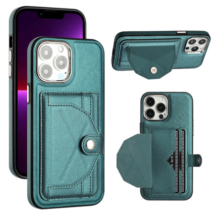 Shockproof Leather Phone Case with Card Holder, For iPhone 13, For iPhone 13 Pro, For iPhone 13 Pro Max, For iPhone 12 / 12 Pro