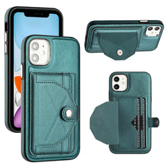 Shockproof Leather Phone Case with Card Holder, For iPhone 13 Pro Max, For iPhone 12 / 12 Pro, For iPhone 12 Pro Max, For iPhone 11, For iPhone 11 Pro