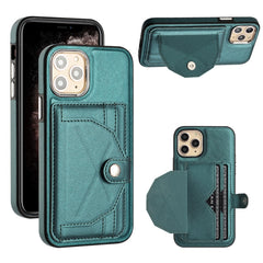 Shockproof Leather Phone Case with Card Holder, For iPhone 13 Pro Max, For iPhone 12 / 12 Pro, For iPhone 12 Pro Max, For iPhone 11, For iPhone 11 Pro