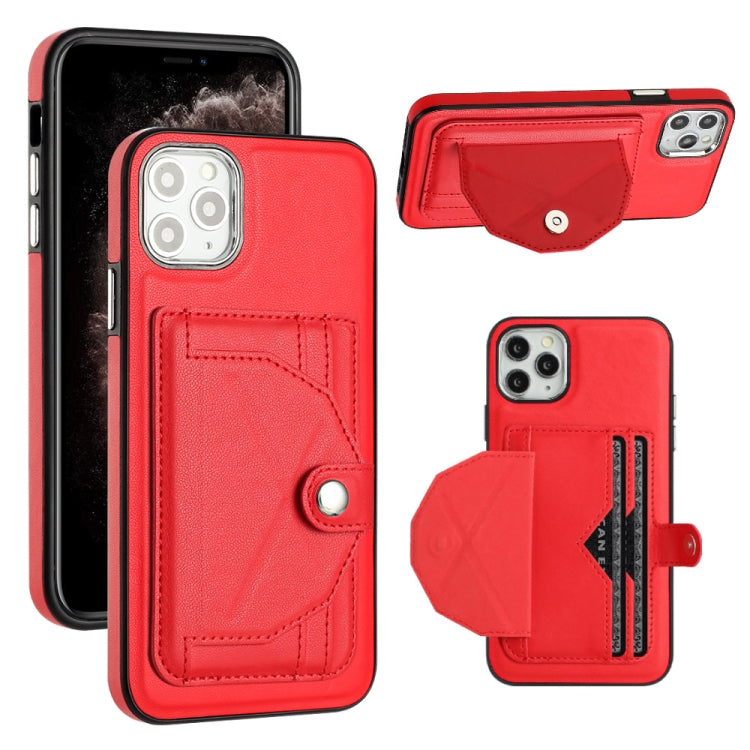 Shockproof Leather Phone Case with Card Holder, For iPhone 11 Pro Max, For iPhone XS Max, For iPhone XR, For iPhone X / XS, For iPhone SE 2022/SE 2020/6/7/8